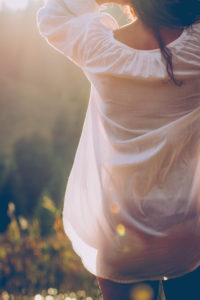 Woman, tunic, from behind, Woman, tunic, from behind,
